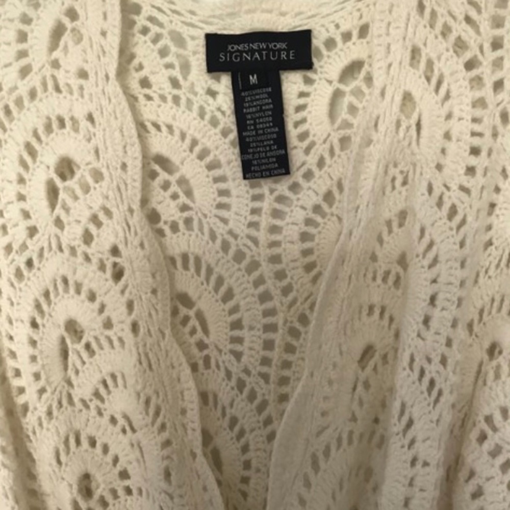 Jones New York Crochet Cardigan - Picture 3 of 5